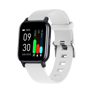 NIERBO Smart Watch Fitness Watches for Men Women, Fitness Tracker 1.3" Touch Screen Smartwatch with Blood Oxygen, Heart Rate, Pressure, Sleep Monitor White