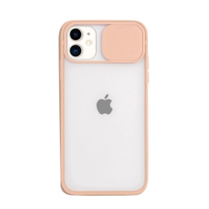 Apple iPhone 11 Pink Case Shockproof TPU Smart Camera Protector Slide Back Cover