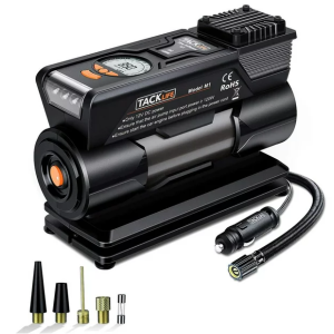 TACKLIFE M1 Tire Inflator, DC 12V Mini Digital Air Compressor Pump - M1