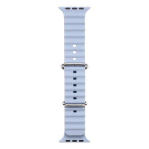 TopSave Ocean Band Compatible with Apple Watch Band 38mm 40mm 41mm, Adjustable Loop Silicone Waterproof Sport Strap for iWatch Series 1-8, Light Purple