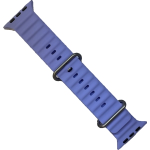 TopSave Ocean Band Compatible with Apple Watch Band 38mm 40mm 41mm, Adjustable Loop Silicone Waterproof Sport Strap for iWatch Series 1-8, Purple