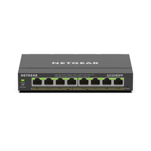 Netgear 8-Port Gigabit PoE+ Compliant Managed Switch - (GS308EPP-100NAS)