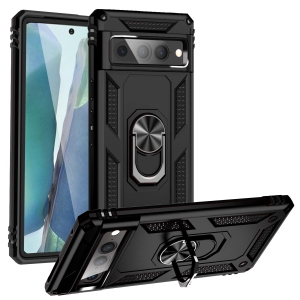 for Google Pixel 7 Pro case,Pixel 7 Pro Phone case,360 Degree Rotation Ring Kickstand Military-Grade Shockproof Cover Work with Magnetic car Mount for Google Pixel 7 Pro (Pixel 7 P
