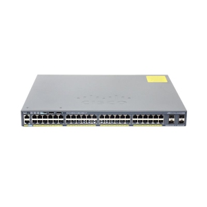 Cisco Catalyst 2960X-48FPS-L - Switch - managed - 48 x 10/100/1000 (PoE+) + 4 x Gigabit SFP - desktop, rack-mountable - PoE+ (740 W) (WS-C2960X-48FPS-L)