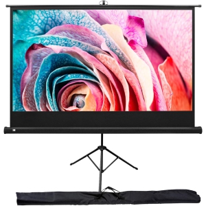 Kodak 100" Portable Projector Screen with Tripod Stand & Lightweight Carry Bag