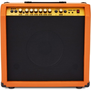 LyxPro 60 Watt Electric Guitar Amplifier with Built-in Speaker - Mahogany