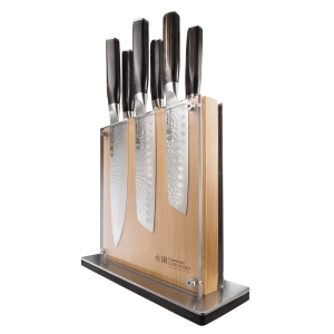 Damashiro® EMPEROR Shi Knife Block 7 Piece