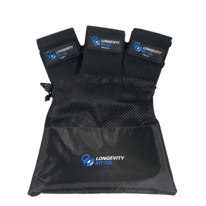 Longevity 3 Levels Resistance Hip Bands (3PK – Black)