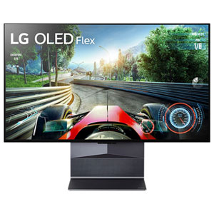 LG OLED Flex 42" 4K UHD HDR Curved OLED 120Hz Dolby Atmos webOS Smart TV (42LX3QPUA) - 2022 - Great for Movies & Gaming
