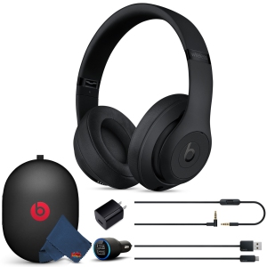 Beats Studio3 Wireless Headphones with USB Charging Adapters