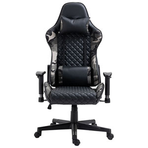 Brassex Violet High-Back Mesh Task Chair - Black/Camo