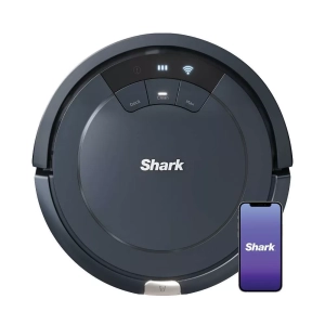 Shark ION RV765 Wi-Fi Connected Bagless Robot Vacuum for Pet Hair on Multi-Surface with Tri-Brush System, App & Voice Control