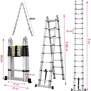 5m folding deals ladder