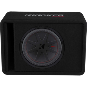 Kicker 48VCWR122 CompR 12" (30cm) single subwoofer in vented encl, 2-ohm, RoHS Compliant