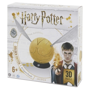 Harry Potter 3d Jigsaw Spherical Puzzle Golden Snitch 242 pieces