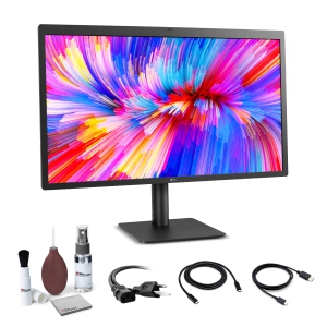 LG 27MD5KL-B UltraFine 5K Affichage du bloc - 27" 16:9 5K (5120 x 2880) IPS Surveiller, 500 cd/m Lumière, Thunderbolt 3 / USB Entrées de type C avec ensemble de nettoyage