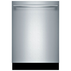 Bosch 800 Series 24" 42dB Built-In Dishwasher with Stainless Steel Tub & Third Rack (SHX78B75UC) - Stainless Steel