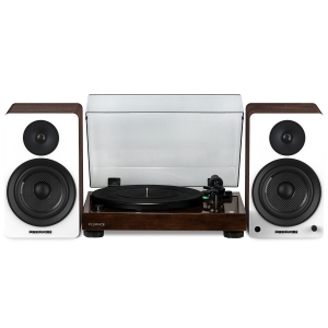 Fluance RT81 Elite High Fidelity Vinyl Turntable and Ai61 Powered 6.5" Stereo Bookshelf Speakers