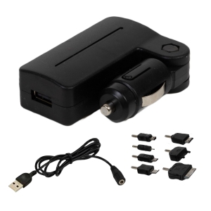 Koolatron 12V AC/DC Cell Phone Charger w/ USB Adapter Set, Universal Charger w/ 12 Volt and 110 Volt Plugs for Older Mobile Devices and Electronics