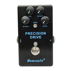 Demonfx Precision Drive Overdrive w/Gate Option Guitar Effect Pedal