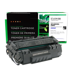 Clover Imaging Group Remanufactured Black Toner Cartridge for HP 49A - (200008P)-Refurbished Excellent