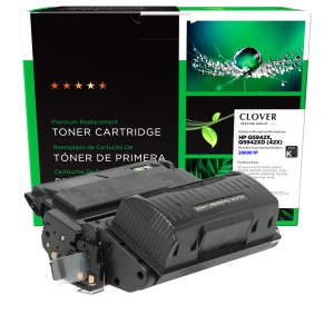 Clover Imaging Group Remanufactured Black Toner Cartridge for HP 42X - (200001P)