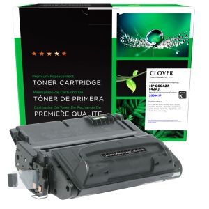 Clover Imaging Group Remanufactured Black Toner Cartridge for HP 42A - (200041P)