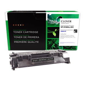 Clover Imaging Group Remanufactured Black Toner Cartridge for HP 80A - (200551P)
