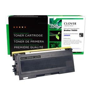 Clover Imaging Group Remanufactured Black Toner Cartridge for Brother TN350 - (200089P)-Refurbished Excellent