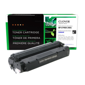 Clover Imaging Group Remanufactured Black Toner Cartridge for HP 15X - (200009P)-Refurbished Excellent