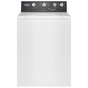 Maytag 3.5 Cu. Ft. (IEC) Top Load Agitator Washer with PowerWash and Turbo/Speed Wash (MVWP586GW) - White