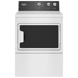 Maytag 7.4 Cu. Ft. Gas Dryer with Moisture Sensing, Wrinkle Prevent & 11 Drying Cycles (MGDP586KW) - White
