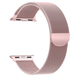 Apple Watch Series 8 / 7 / 6 / 5 / 4 / 3 / 2 / 1 / SE Adjustable Magnetic Band, Stainless Steel Mesh Replacement Strap Wristband for Men & Women for 38mm 40mm 41mm