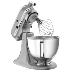KitchenAid Ultra Power Plus Tilt-Head Stand Mixer - 4.5Qt - 300-Watt - Contour Silver