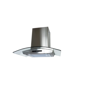 Vertrons 30 inch Tempered Glass Island Mount Range Hood, 800 CFM Ducted Exhaust Vent, Touch Control Panel, 4 Speed Fan, 2 pcs Baffle Filters, Auto Power-off Function
