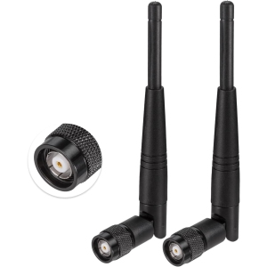 5dBi 2.4GHz WiFi Antenna RP-TNC Male Connector (2 Pack) Compatible with Wireless Router Linksys WRT54G