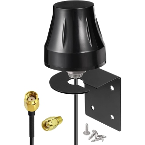 WiFi Antenna 2.4GHz 5GHz 5.8GHz Outdoor Wall Mount MIMO RP-SMA & SMA Male Antennae Replacemet for WiFi Router