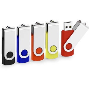 5 Pack 32GB USB Stick Flash Drives 32 GB USB Key Bulk Drives Memory Stick Thumb Drives Pen Drives Zip Drives USB