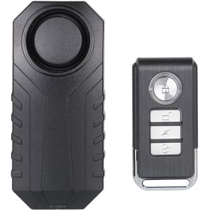 Bicycle Alarm, Anti-Theft for Bike Motorcycle Car Vehicles with Remote Control, 113 db Super Loud (Pack of 1)