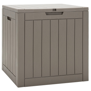 Costway 30 Gallon Deck Box Storage Container Seating Tools Organization Deliveries