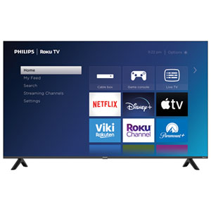 Philips 65" 4K UHD HDR10/HLG Direct-Lit LED Dolby Atmos Roku TV Smart TV (65PUL6673/F6) - 2023 - Great for Streaming