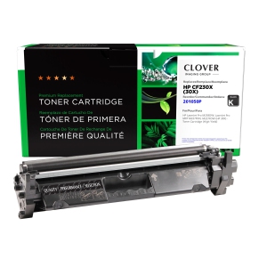 Clover Imaging Group Remanufactured Black Toner Cartridge for HP 30X - (201050P)-Refurbished Excellent