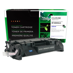 Clover Imaging Group Remanufactured Black Toner Cartridge for HP CE505A - (200633P)-Refurbished Excellent