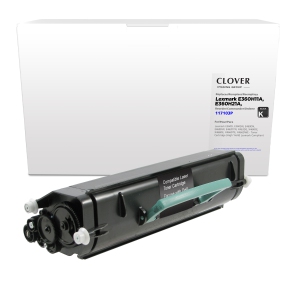 Clover Imaging Group Remanufactured Black Toner Cartridge for Lexmark E360/E460/E462/X463/X464/X466 - (117103P)-Refurbished Excellent