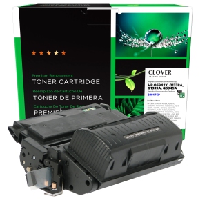Clover Imaging Group Remanufactured Black Toner Cartridge for HP Q1338A/Q1339A/Q5945A/Q5942X - (200176P)-Refurbished Excellent