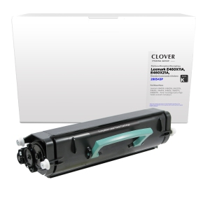 Clover Imaging Group Remanufactured Black Toner Cartridge for Lexmark E460/E462/X463/X464/X466 - (200543P)-Refurbished Excellent