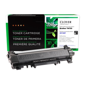 (Refurbished Excellent) - Clover Imaging Group Black Toner Cartridge For Brother TN730 - (201183P)