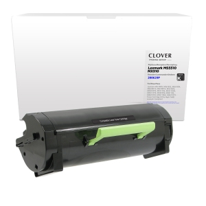Clover Imaging Group Remanufactured Black Ultra Toner Cartridge for Lexmark MS510/MS610/MX510/MX610 - (200629P)-Refurbished Excellent