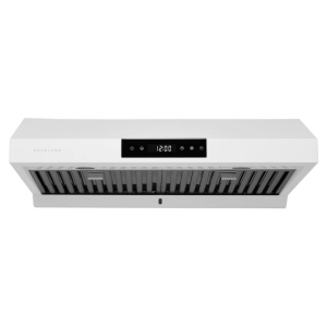 Hauslane 30" Matte White Under Cabinet Range Hood