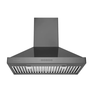 Hauslane 30" Wall Mounted Black Stainless Steel Range Hood